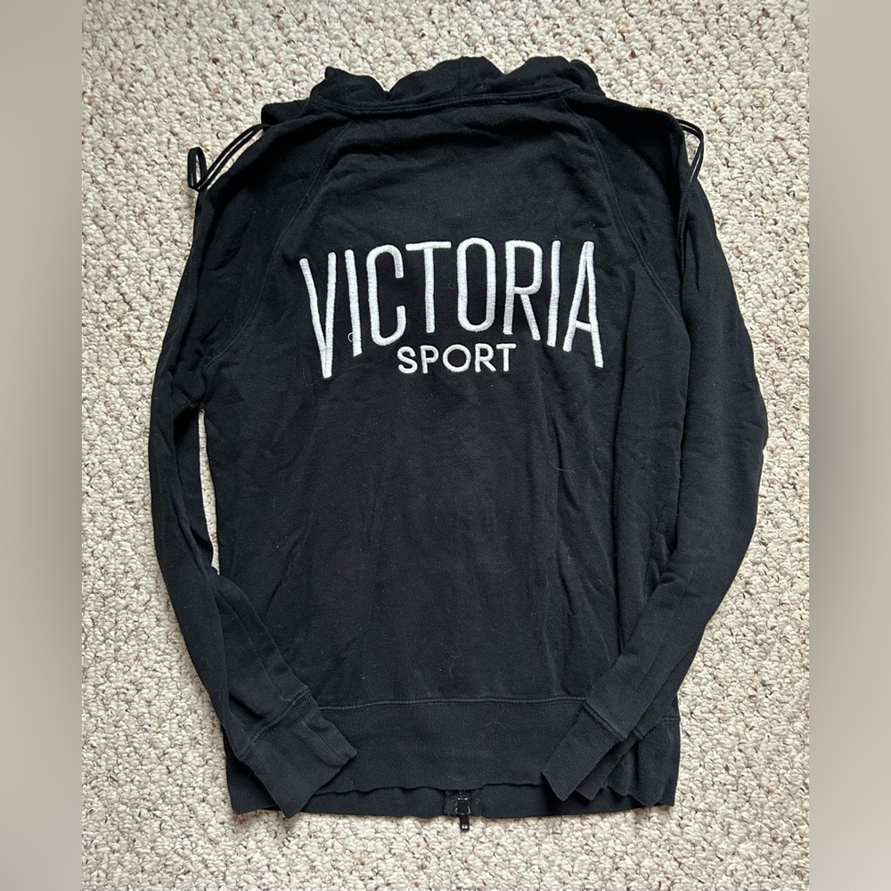 Victorias Secret Sport zip up hoodie black